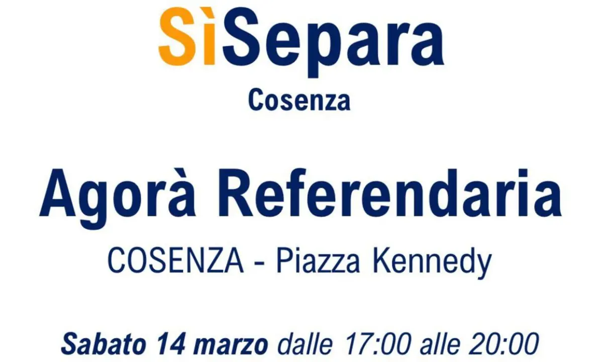 Referendum sulla giustizia, Agorà in piazza a Cosenza: maratona oratoria oggi e domani in piazza Kennedy\n