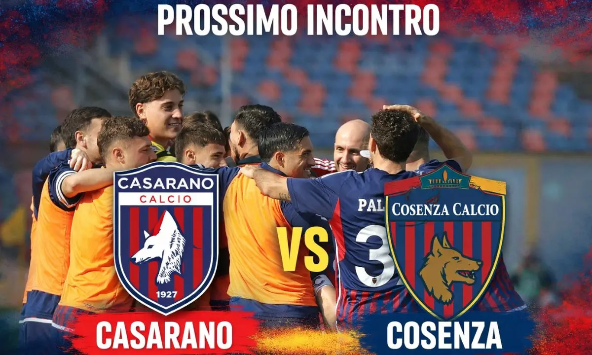 Cosenza a Casarano, tra storia rossoblù e rincorsa alla Serie B | LIVE\n