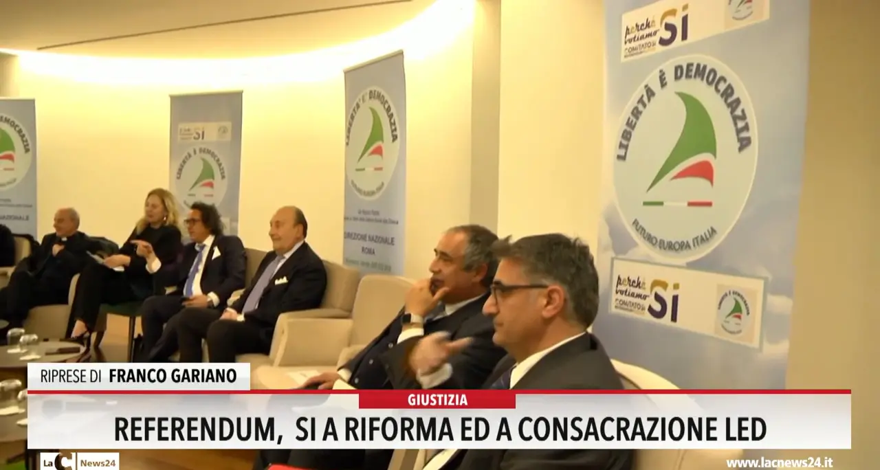 Referendum, sì a riforma ed a consacrazione Led
