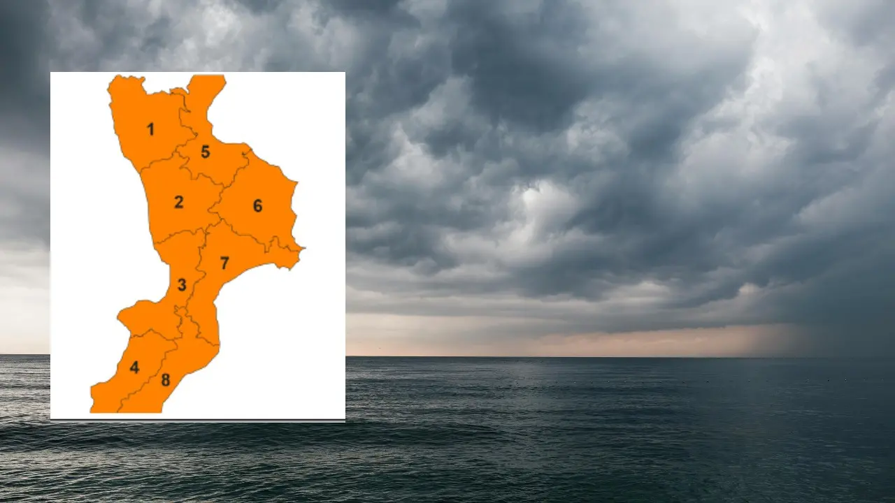 <p>Allerta arancione su tutta la Calabria per domani, in arrivo il <span style=\"color:hsl(0, 75%, 60%);\">ciclone </span>Jolinda: porterà temporali e nubifragi</p>