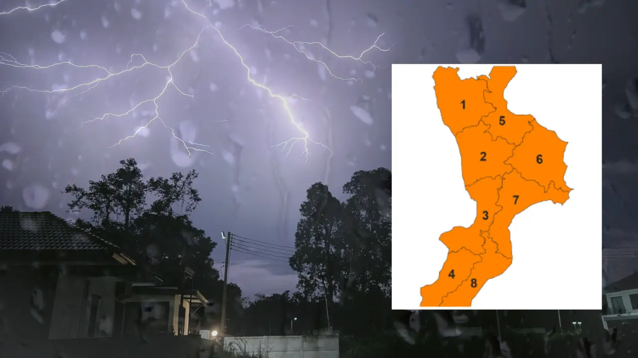 Allerta arancione in Calabria, ciclone Jolina alle porte: previsti temporali e vento forte\u00A0anche nel Vibonese\n