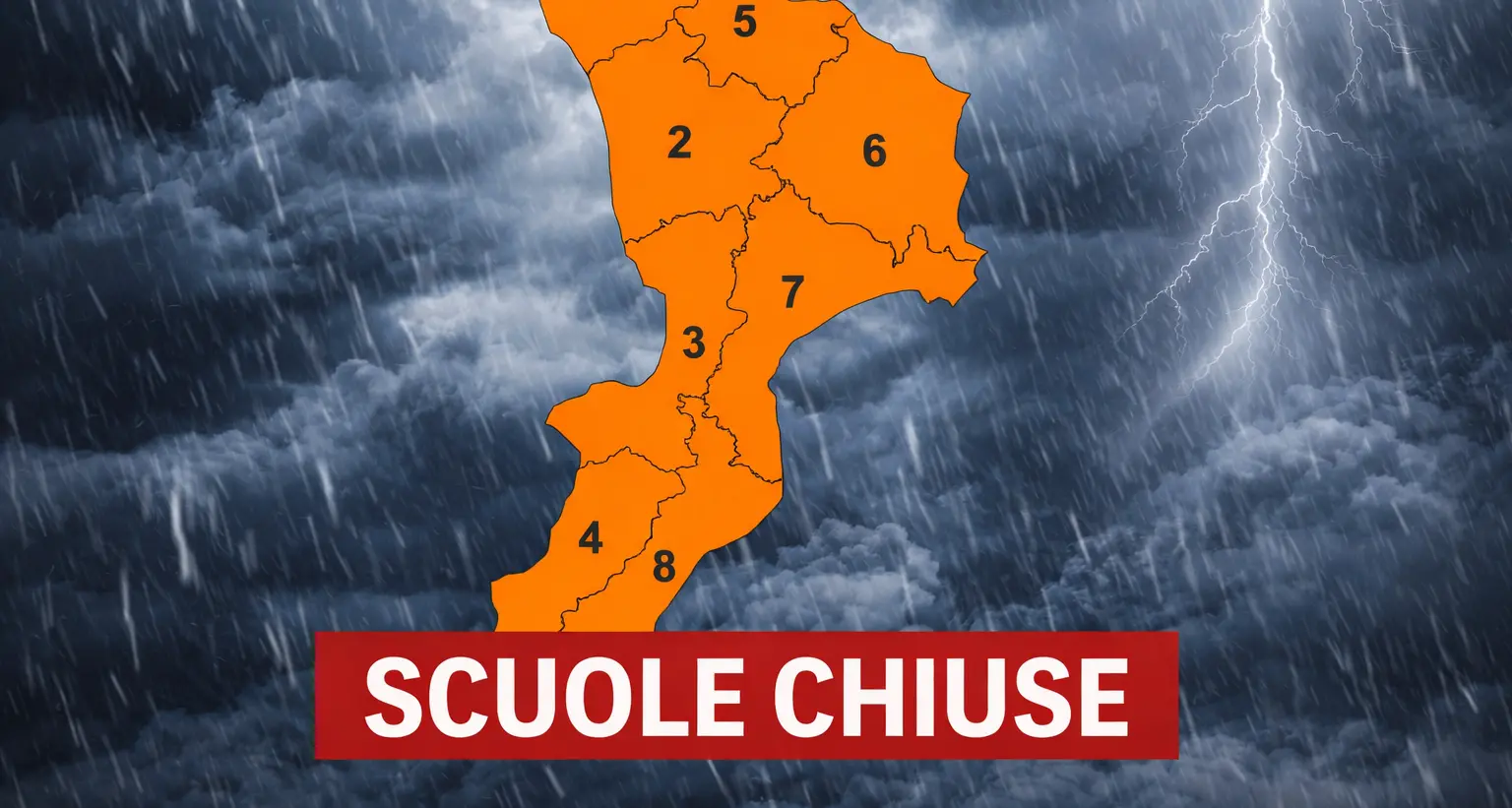 Domani scuole chiuse a Reggio Calabria: firmata l’ordinanza\n