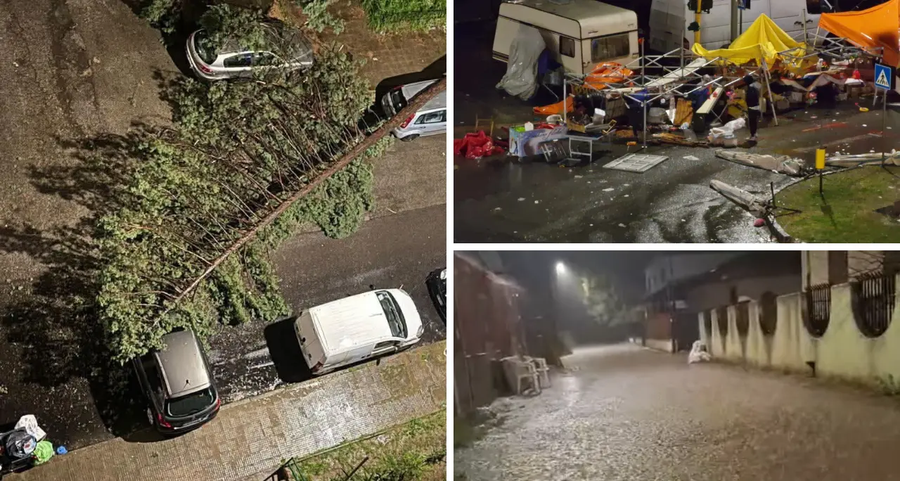 Il ciclone Jolina è in Calabria con temporali, nubifragi e venti di tempesta: peggioramento atteso nelle prossime ore\n