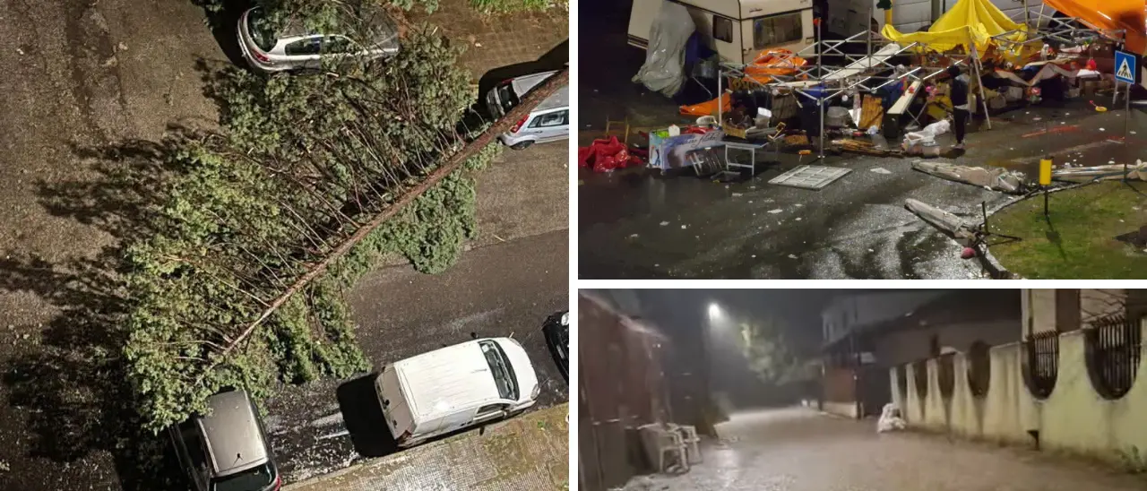 Il ciclone Jolina è in Calabria con temporali, nubifragi e venti di tempesta: peggioramento atteso nelle prossime ore\n