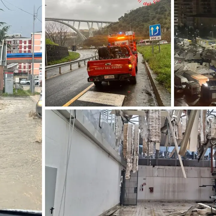 Maltempo, il ciclone in Calabria: allagamenti e disagi, danni al capannone dell’azienda Guglielmo –\u00A0LIVE