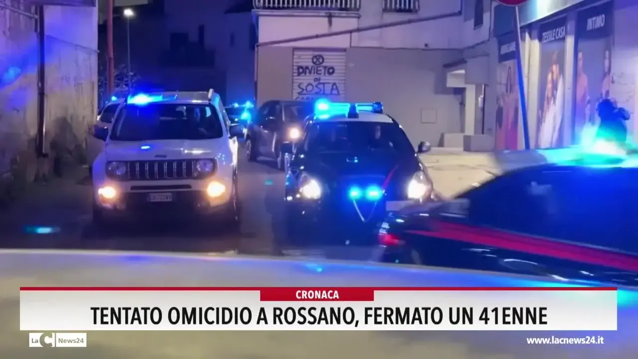 Tentato omicidio a Rossano, fermato un 41enne