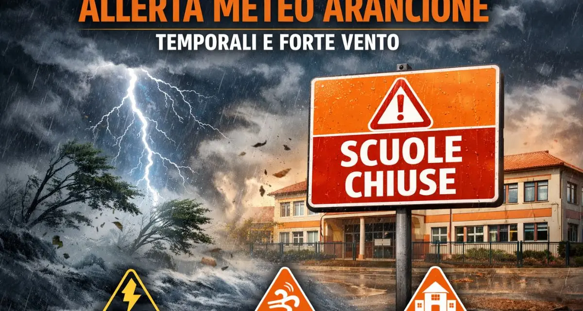 Allerta arancione ancora in Calabria: l’elenco delle scuole chiuse. Domani gialla sul Tirreno cosentino | ELENCO\n