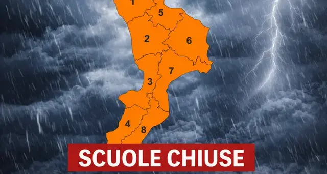 Proroga dell’allerta meteo arancione nel Reggino, anche domani scuole chiuse: ecco dove – LIVE\n