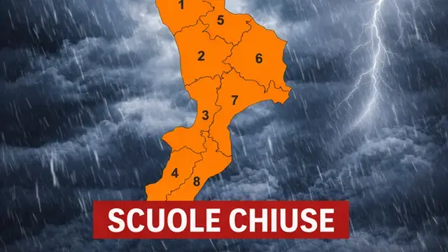 Proroga dell’allerta meteo arancione nel Reggino, anche domani scuole chiuse: ecco dove – LIVE\n