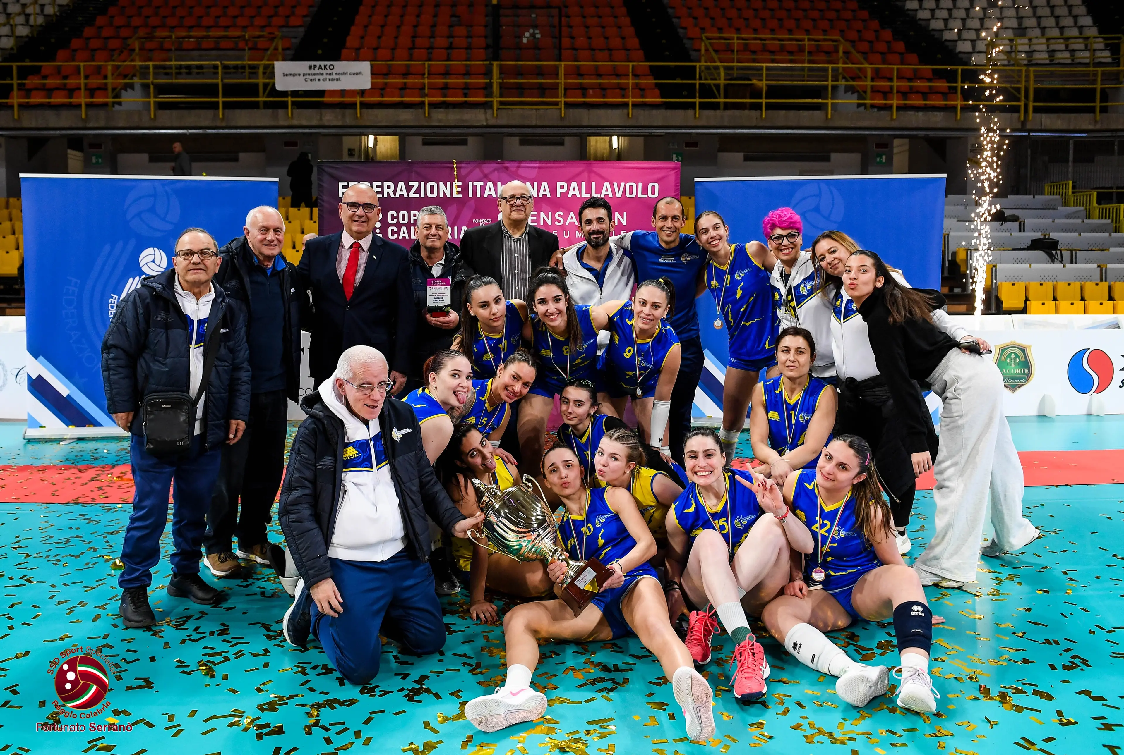 Pallavolo Rossano conquista la Coppa Calabria: battuta Puliservice Reggio 3-1\n