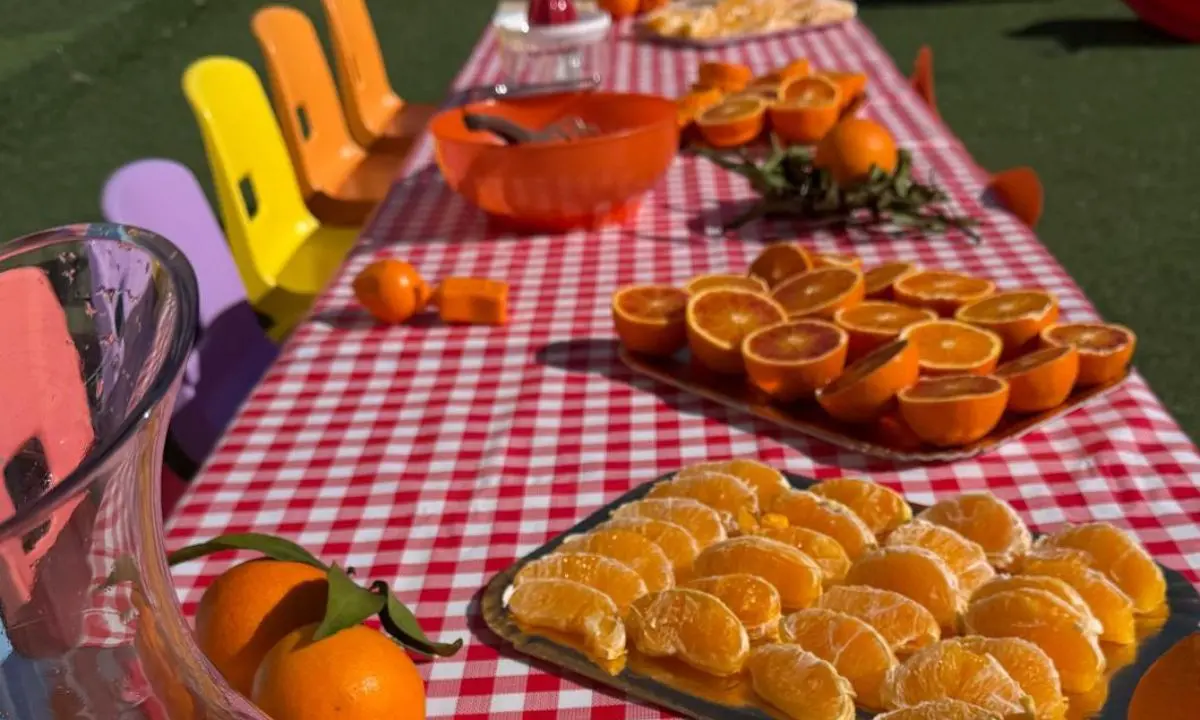 Al Polo Infanzia Magnolia la “Giornata dell’Arancia” diventa lezione di cibo sano\n