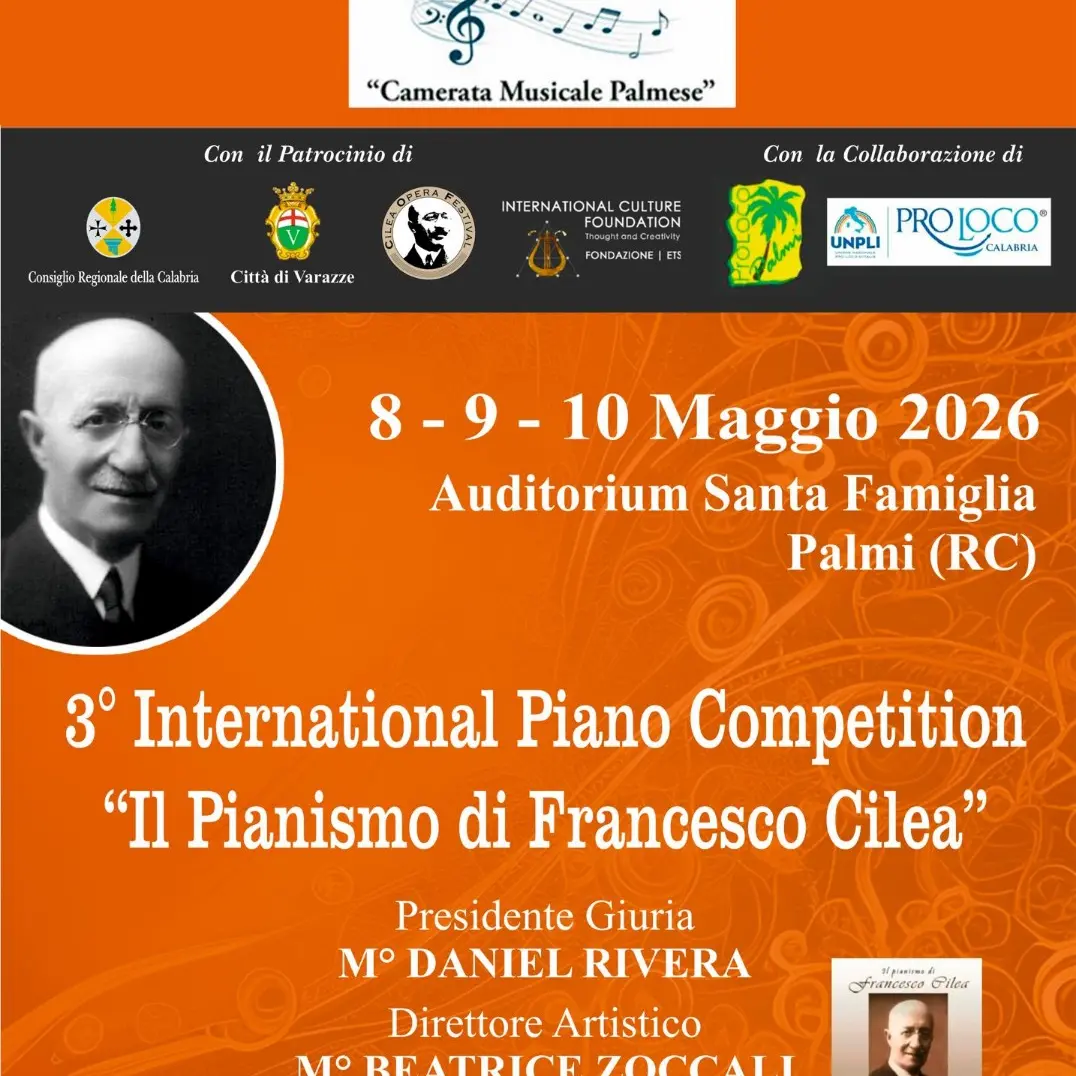 Palmi celebra\u00A0Cilea e apre le porte ai giovani talenti: torna l’International Piano Competition\n