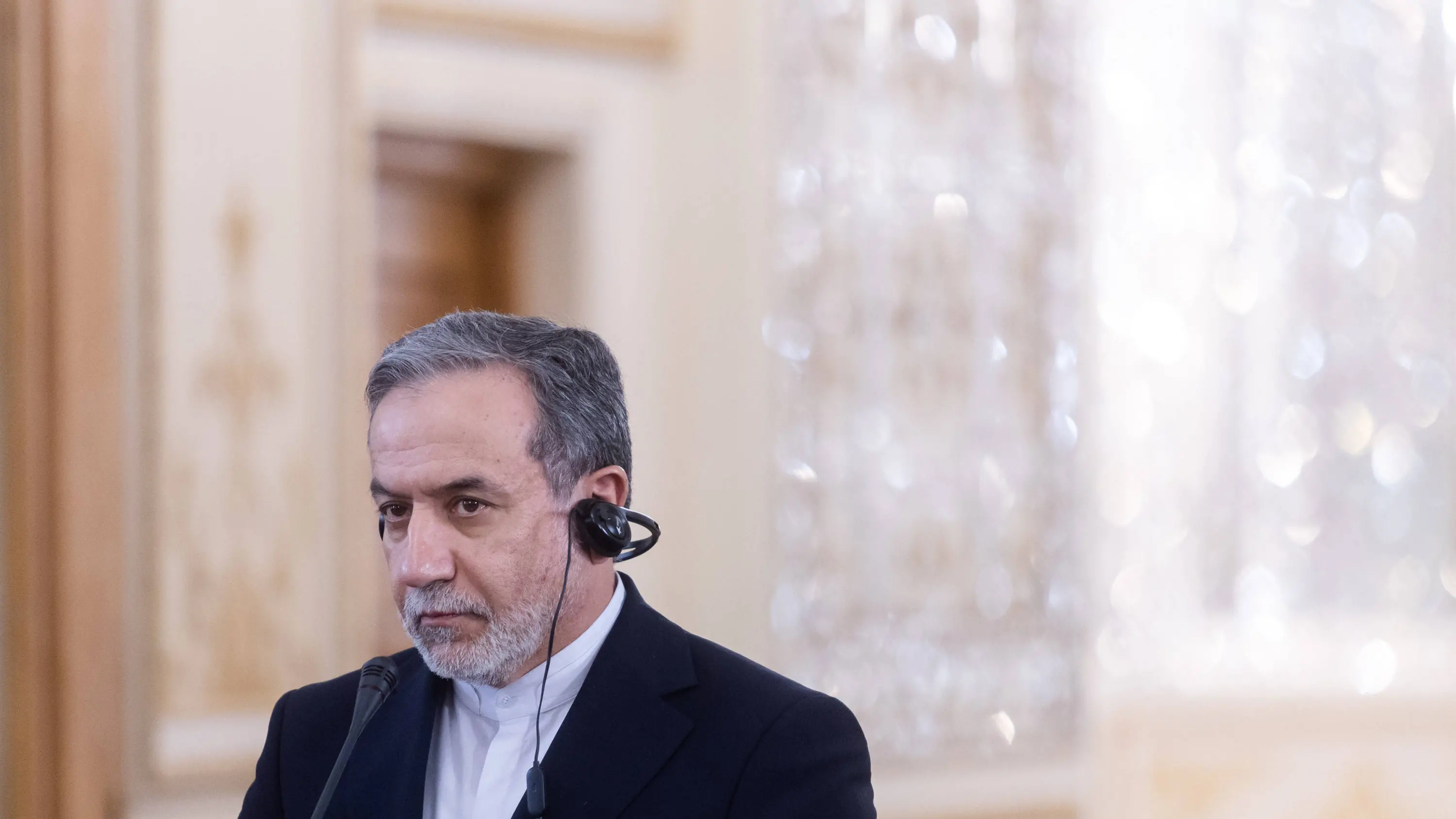 <p>Il ministro degli Esteri iraniano Araghchi</p>\\n , Foad Ashtari / SOPA/SIPA