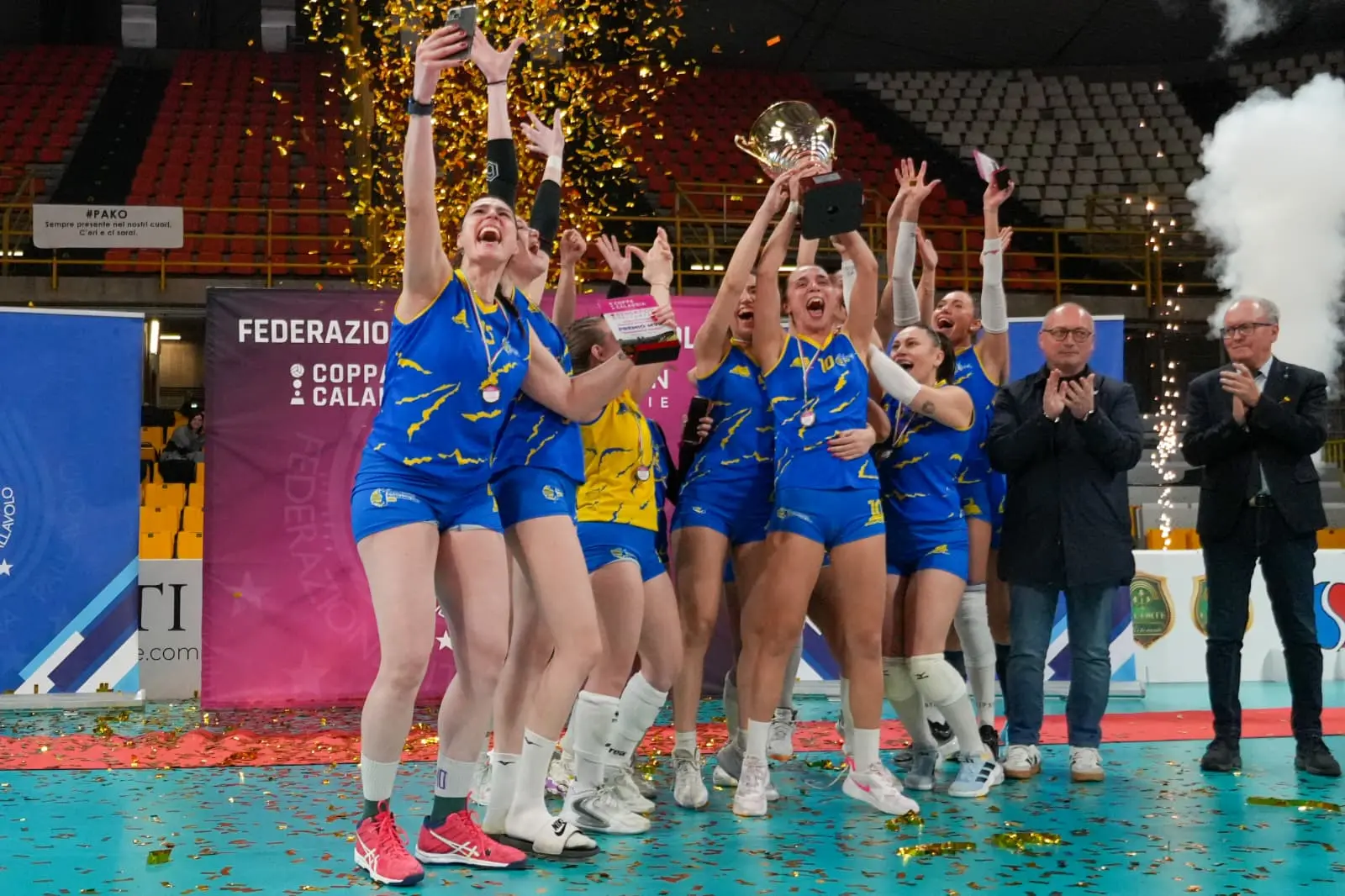 Coppa Calabria di Serie C femminile, il trionfo della Pallavolo Rossano illumina il PalaCalafiore\n