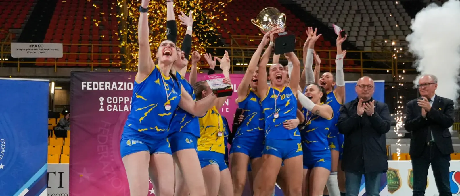 Coppa Calabria di Serie C femminile, il trionfo della Pallavolo Rossano illumina il PalaCalafiore\n