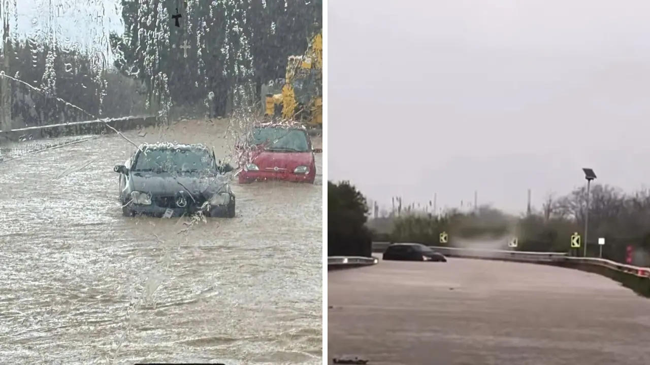 Calabria, il ciclone Jolina infierisce sullo Jonio: decine di famiglie evacuate e auto in trappola sulla statale 106\n
