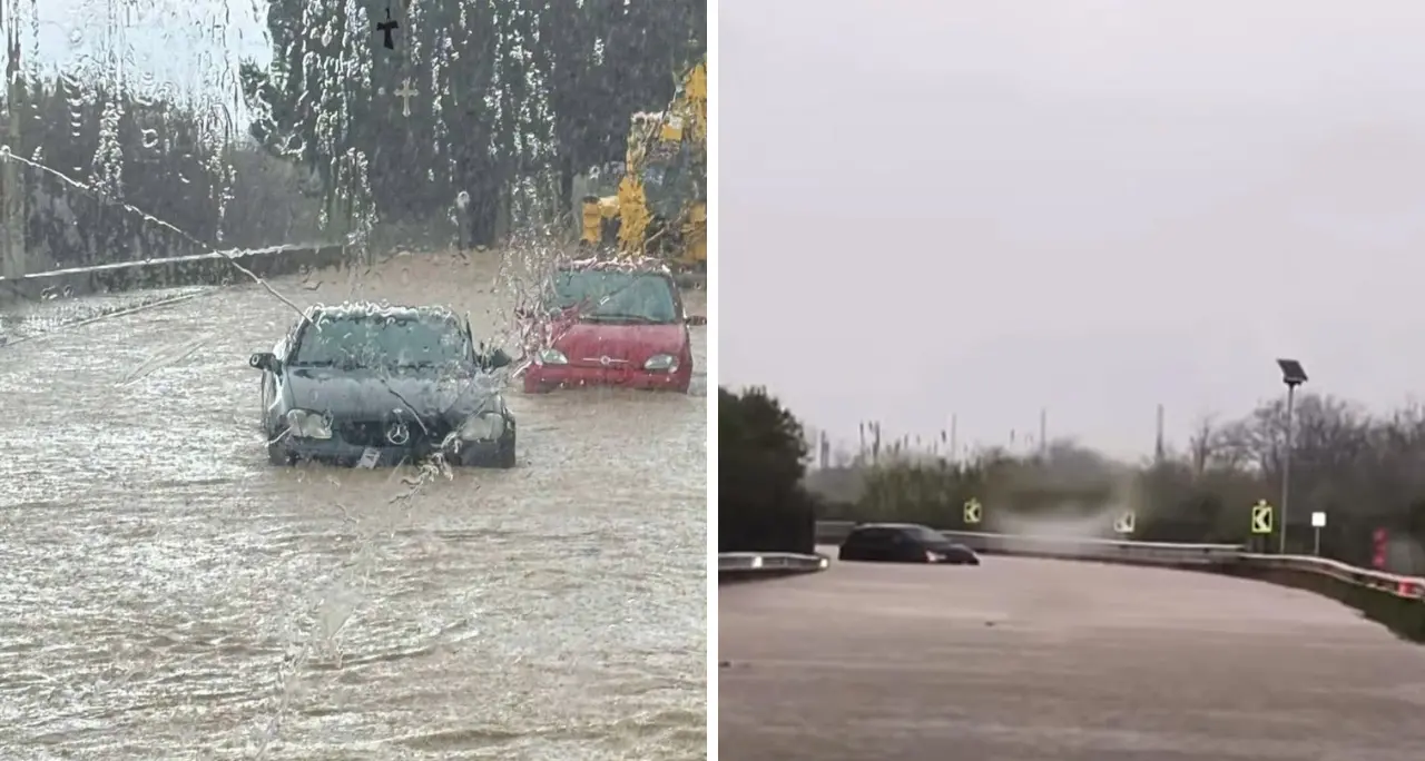 Calabria, il ciclone Jolina infierisce sullo Jonio: decine di famiglie evacuate e auto in trappola sulla statale 106\n