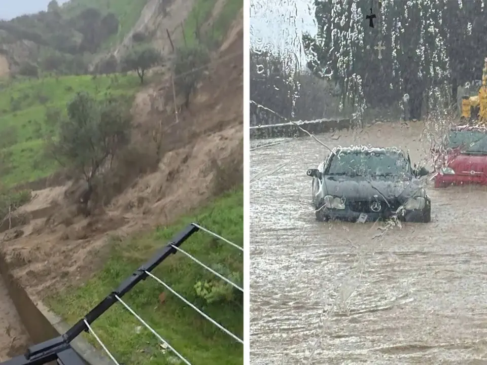 Crosia, situazione drammatica: evacuazione immediata per frane e allagamenti | VIDEO