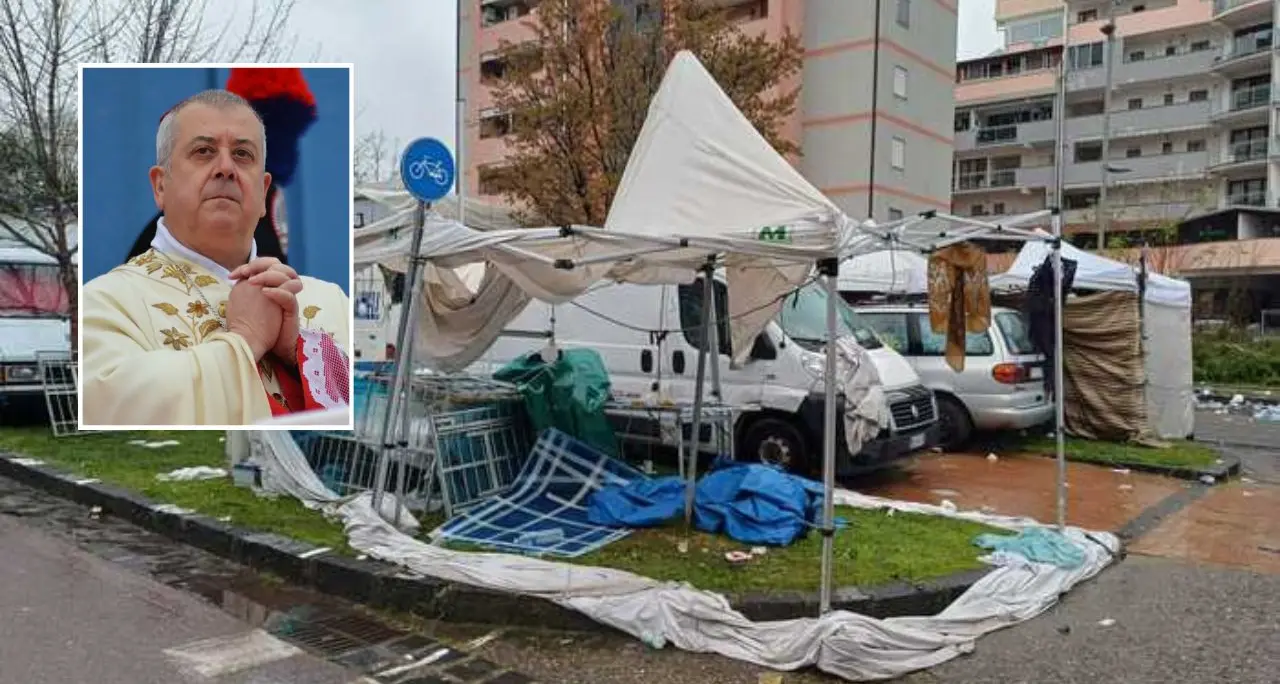 Maltempo a Cosenza, mons. Checchinato: «Sono vicino agli ambulanti della Fiera di San Giuseppe»\n