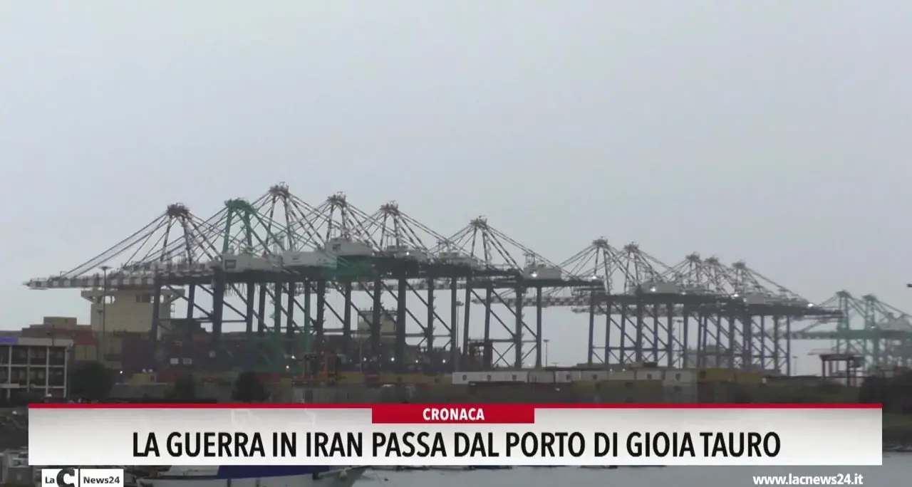 La guerra in Iran passa dal porto di Gioia Tauro