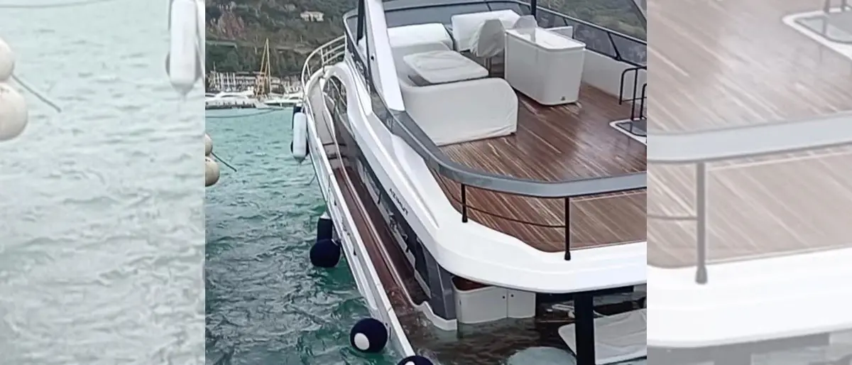 Cetraro, yacht milionario imbarca acqua nel porto durante la notte | VIDEO\n
