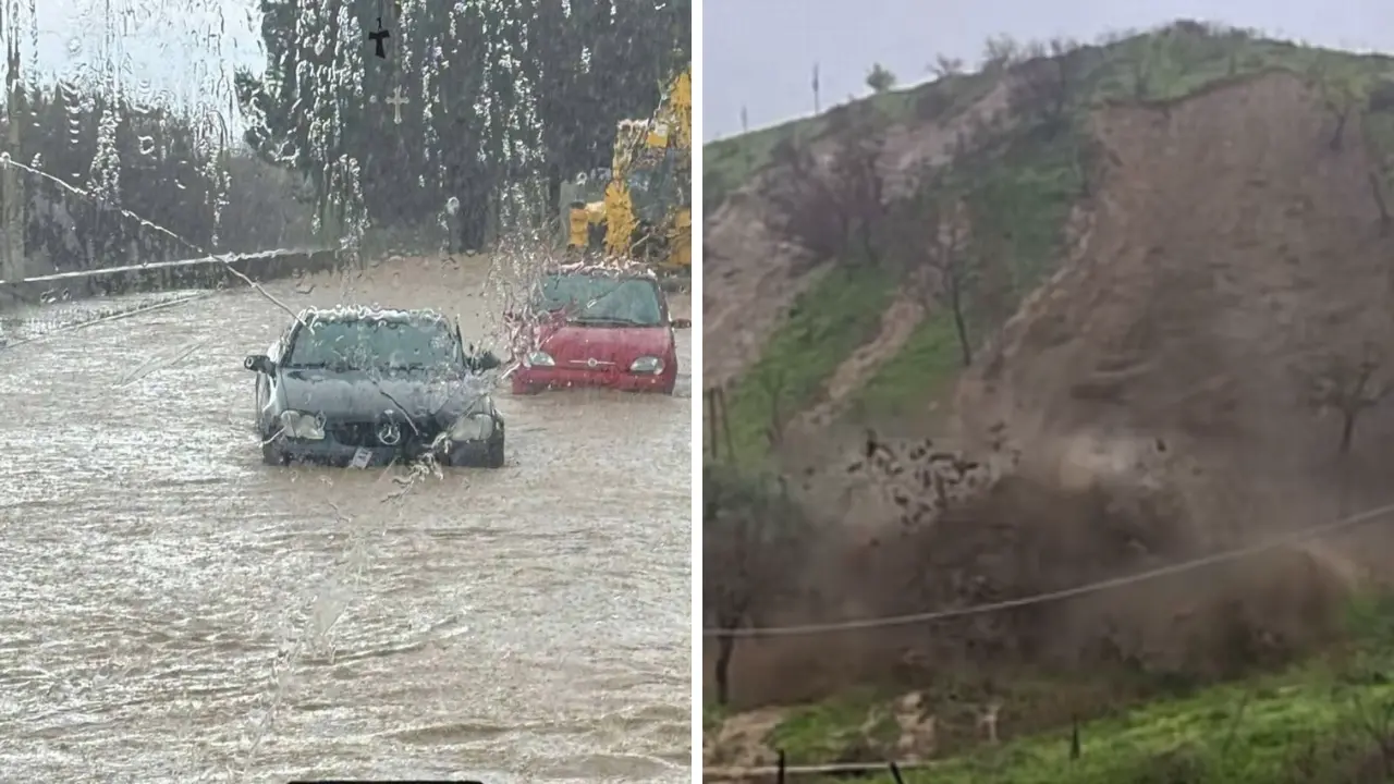 Calabria, il ciclone Jolina infierisce sullo Jonio: decine di famiglie evacuate e auto in trappola sulla statale 106\n