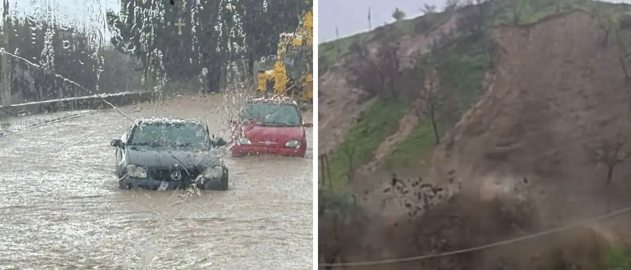 Calabria, il ciclone Jolina infierisce sullo Jonio: decine di famiglie evacuate e auto in trappola sulla statale 106\n