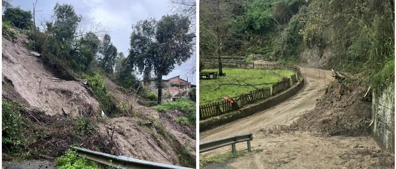 Maltempo, grossi disagi a Sorianello e Gerocarne: abitazioni isolate dalle frane e famiglie evacuate\n