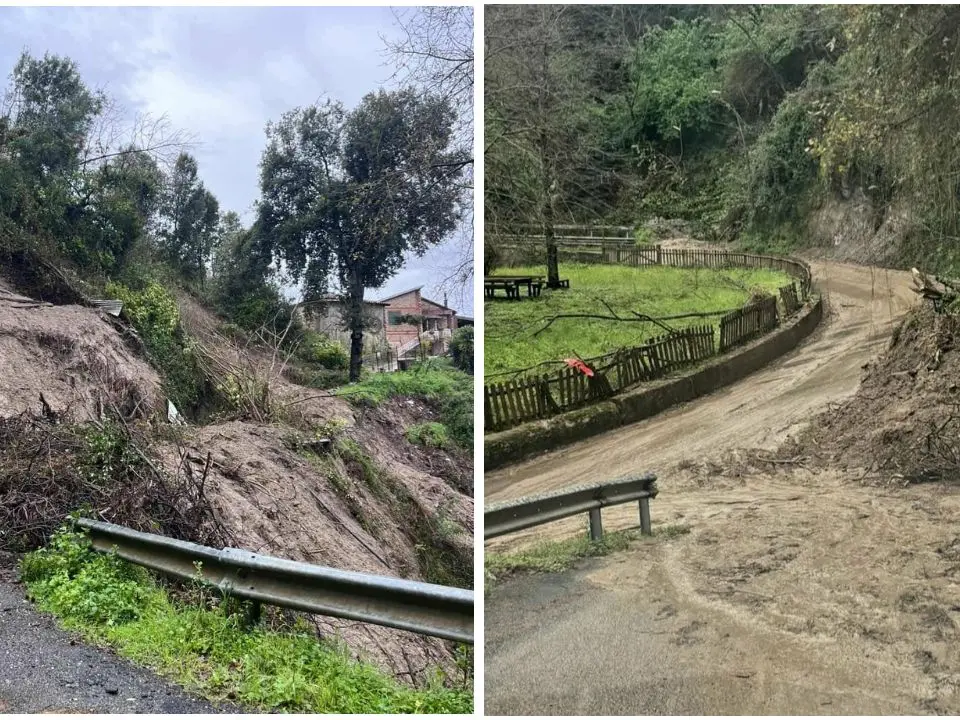 Maltempo, grossi disagi a Sorianello e Gerocarne: abitazioni isolate dalle frane e famiglie evacuate