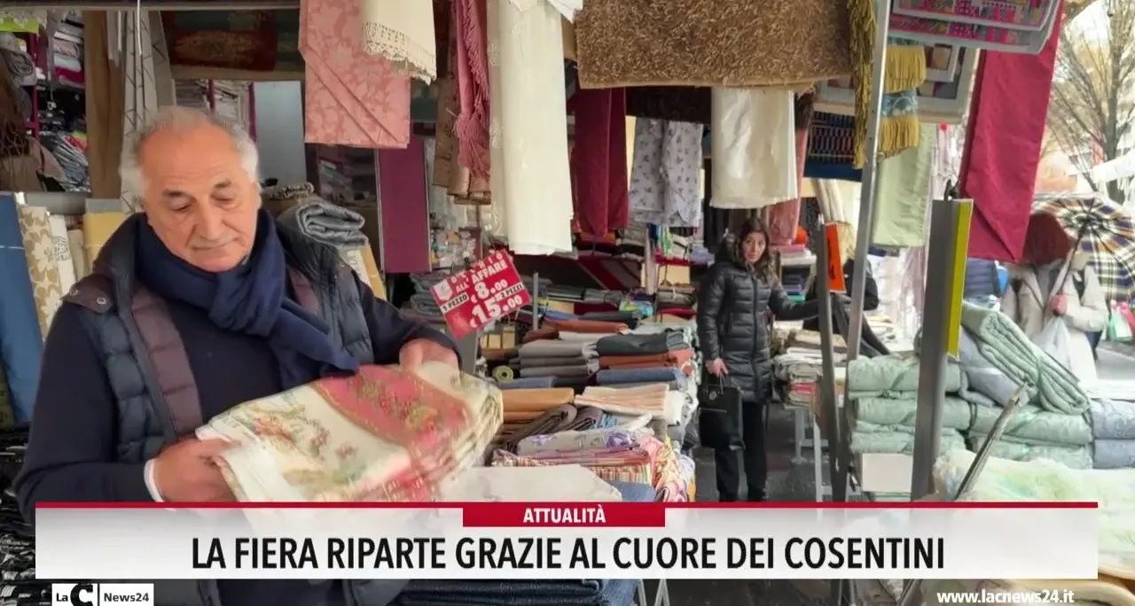 La fiera di San Giuseppe riparte grazie al cuore dei cosentini