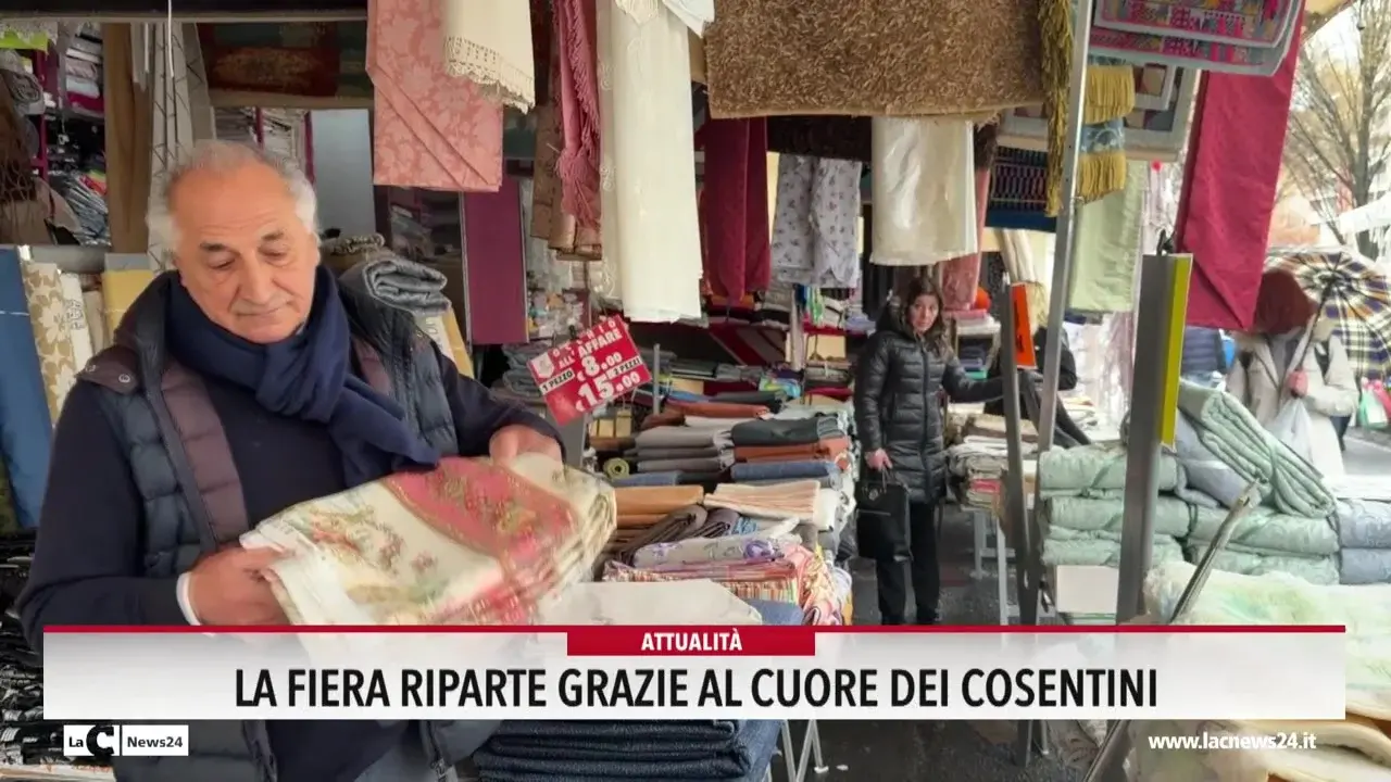 La fiera di San Giuseppe riparte grazie al cuore dei cosentini