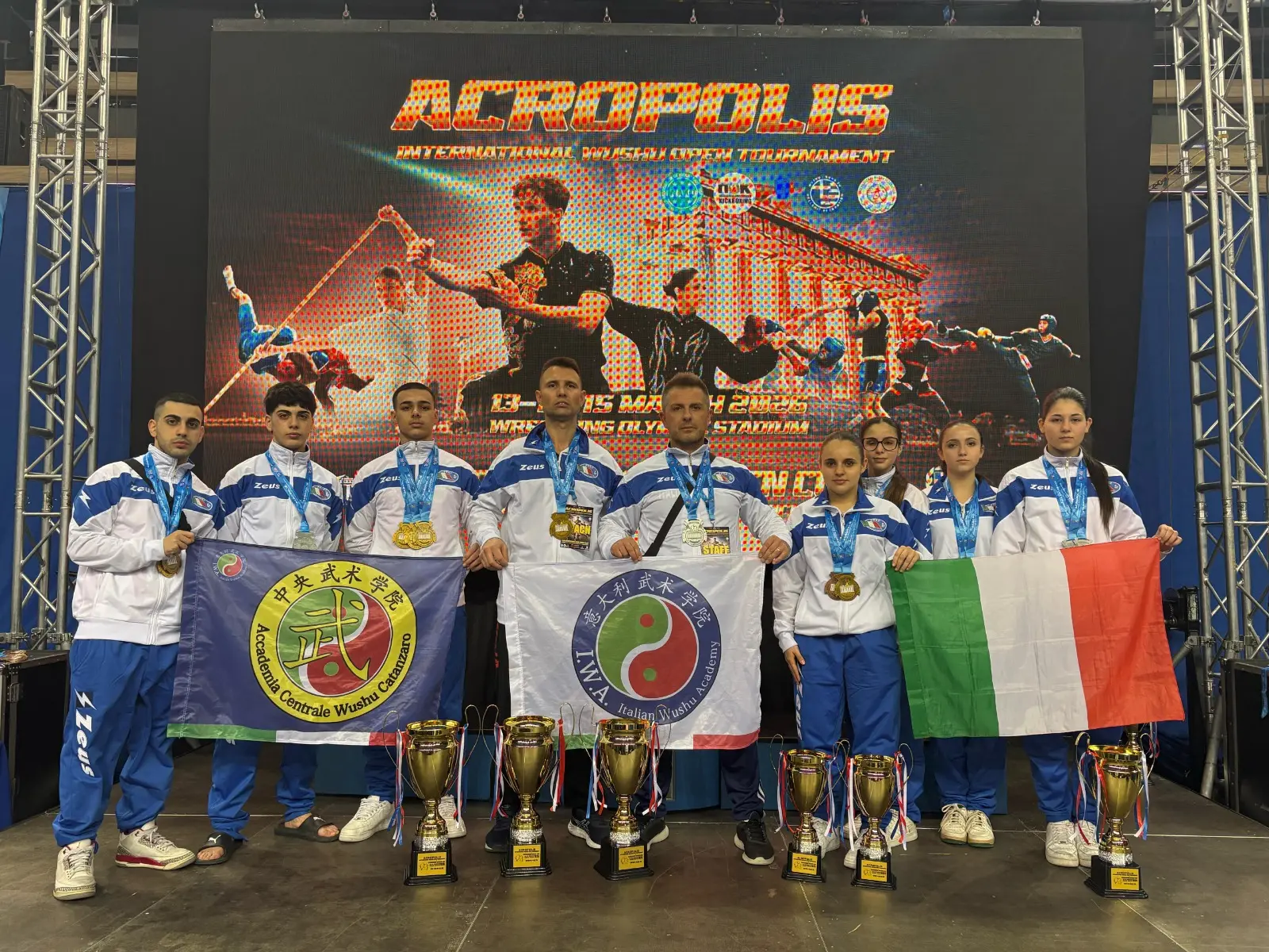 Catanzaro sul podio internazioniale del Wushu,\u00A0gli atleti si impongono al 6th Acropolis International Wushu Open\n