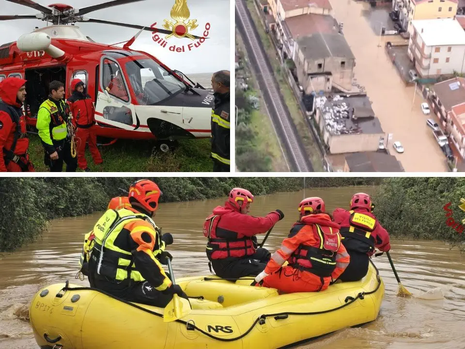Crosia sott’acqua, un uomo bisognoso di cure mediche raggiunto e salvato dai vigili del fuoco