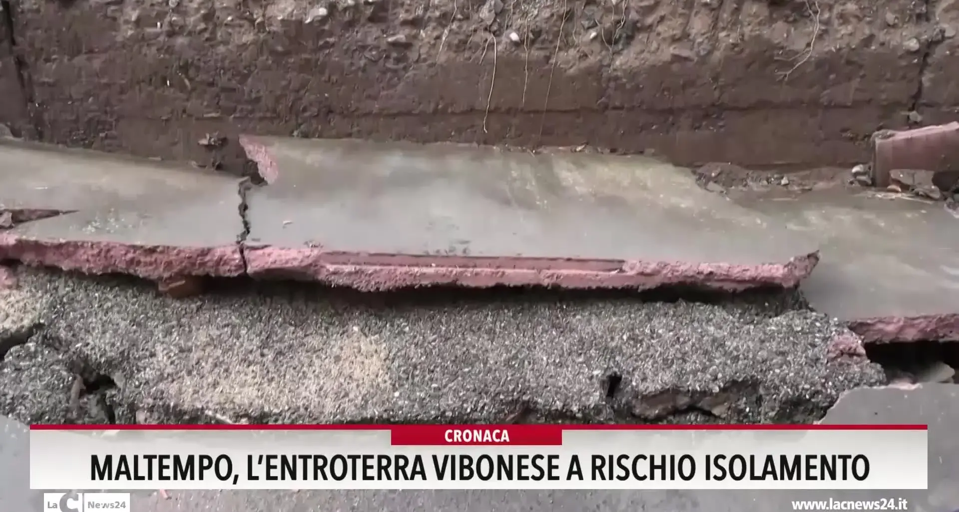 Maltempo, l'entroterra Vibonese a rischio isolamento