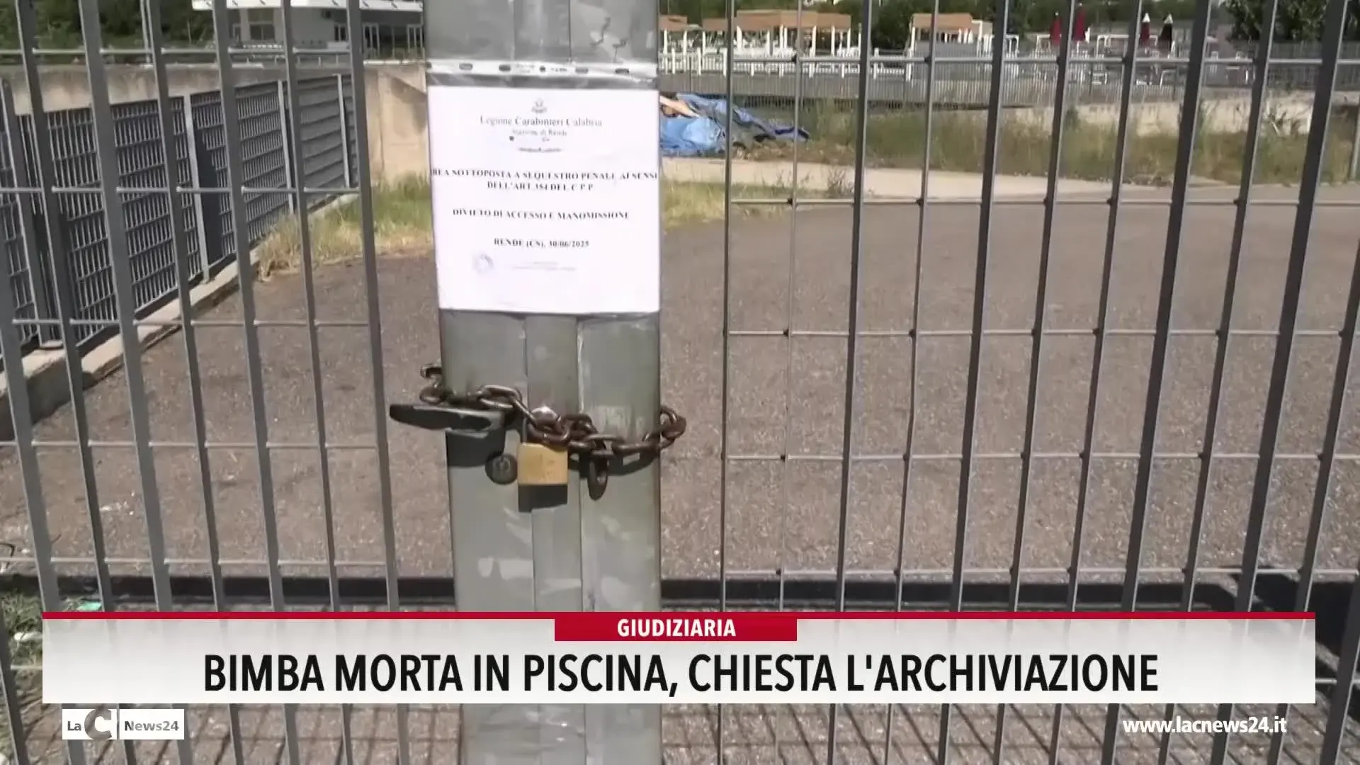 Bimba morta in piscina, chiesta l'archiviazione