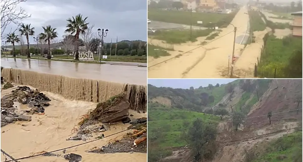 Trionto in piena, Mirto Crosia allagata: Mazza denuncia l’assenza di manutenzione e chiude le scuole a Caloveto\n