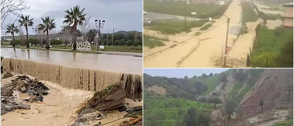 Trionto in piena, Mirto Crosia allagata: Mazza denuncia l’assenza di manutenzione e chiude le scuole a Caloveto\n