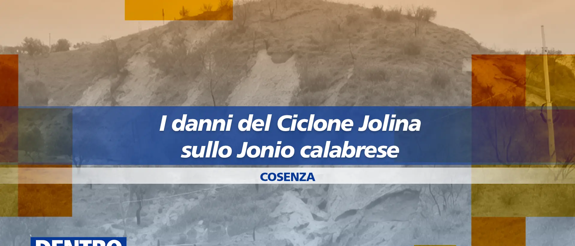 Il ciclone Jolina si abbatte sullo Jonio calabrese: danni, frane e famiglie evacuate. Il punto a Dentro la Notizia\n