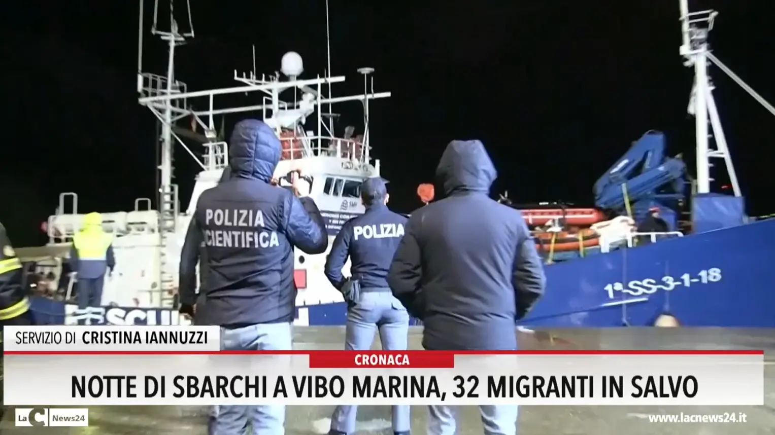 Notte di sbarchi a Vibo Marina, 32 migranti in salvo