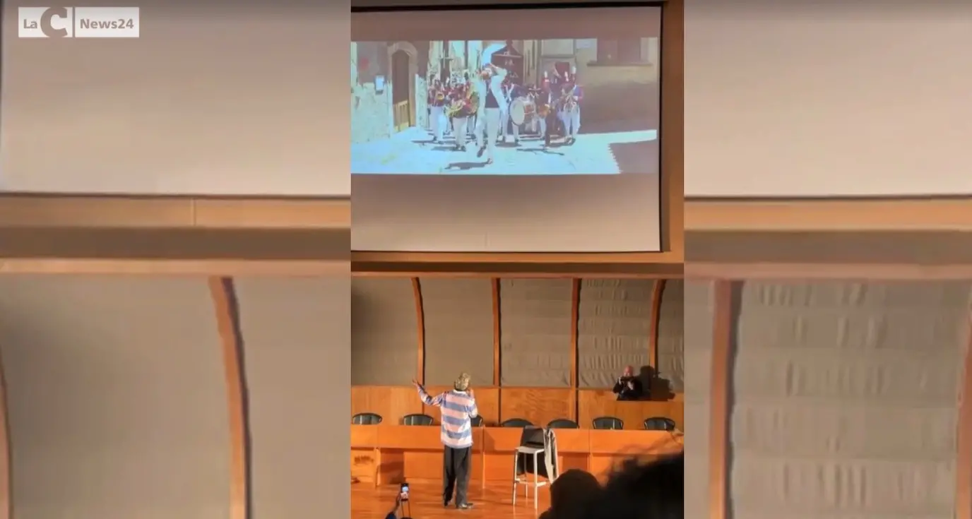 Jovanotti all'Università di Catanzaro