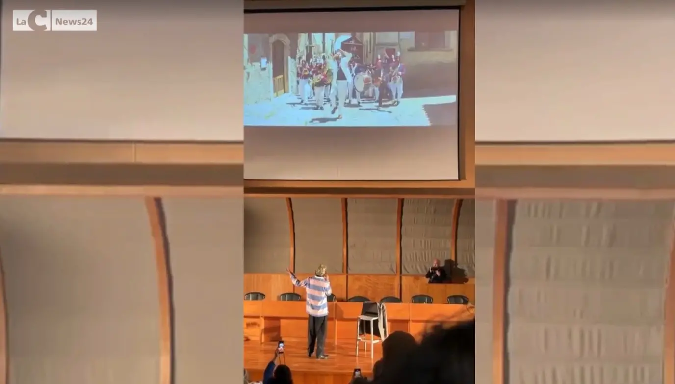 Jovanotti all'Università di Catanzaro