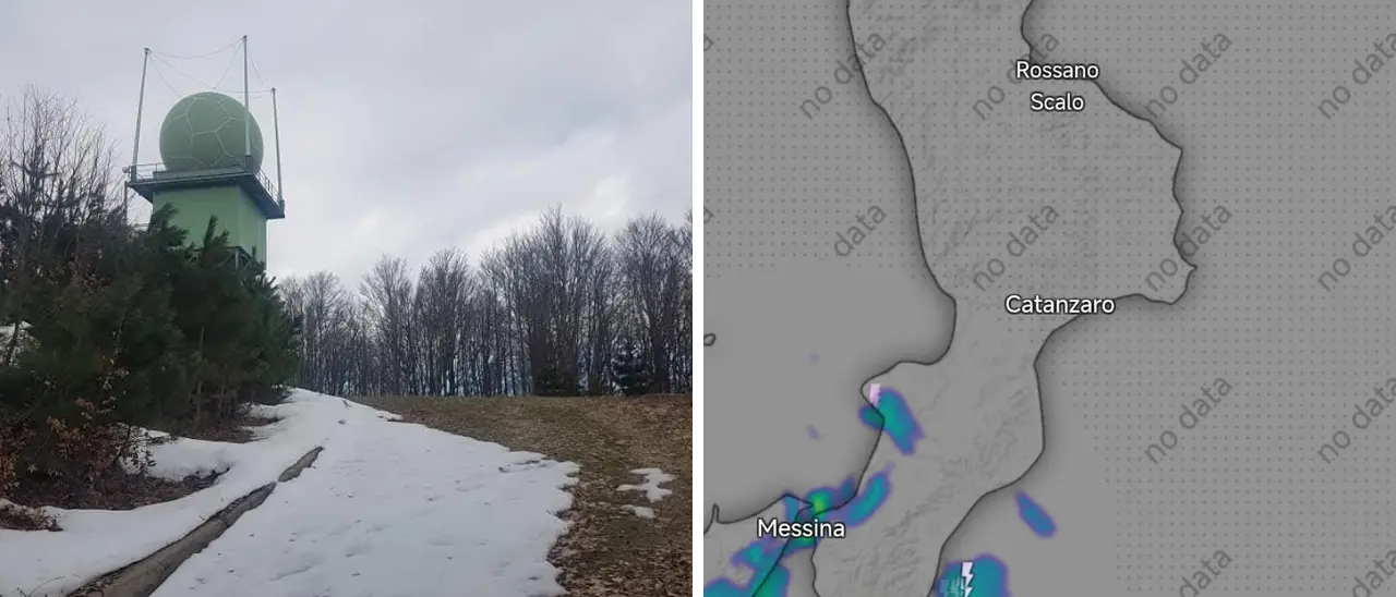 Calabria al buio davanti a cicloni e maltempo: radar spenti e cittadini in balia di nubifragi e alluvioni lampo\n