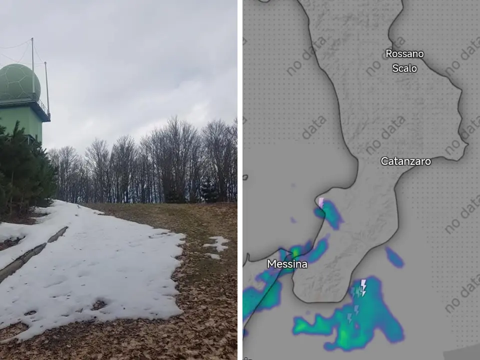 Calabria al buio davanti a cicloni e maltempo: radar spenti e cittadini in balia di nubifragi e alluvioni lampo
