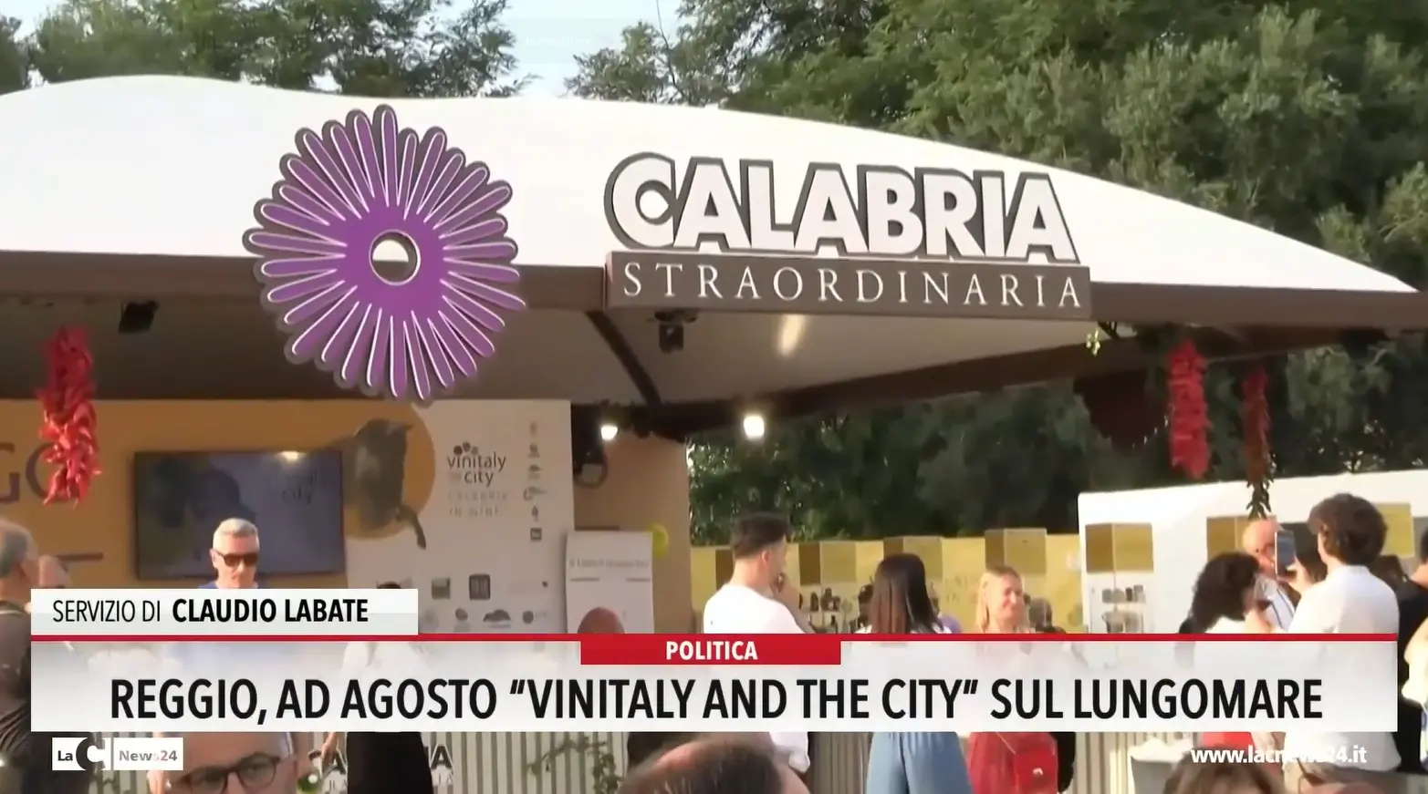 Reggio, ad agosto Vinitaly and the city sul lungomare