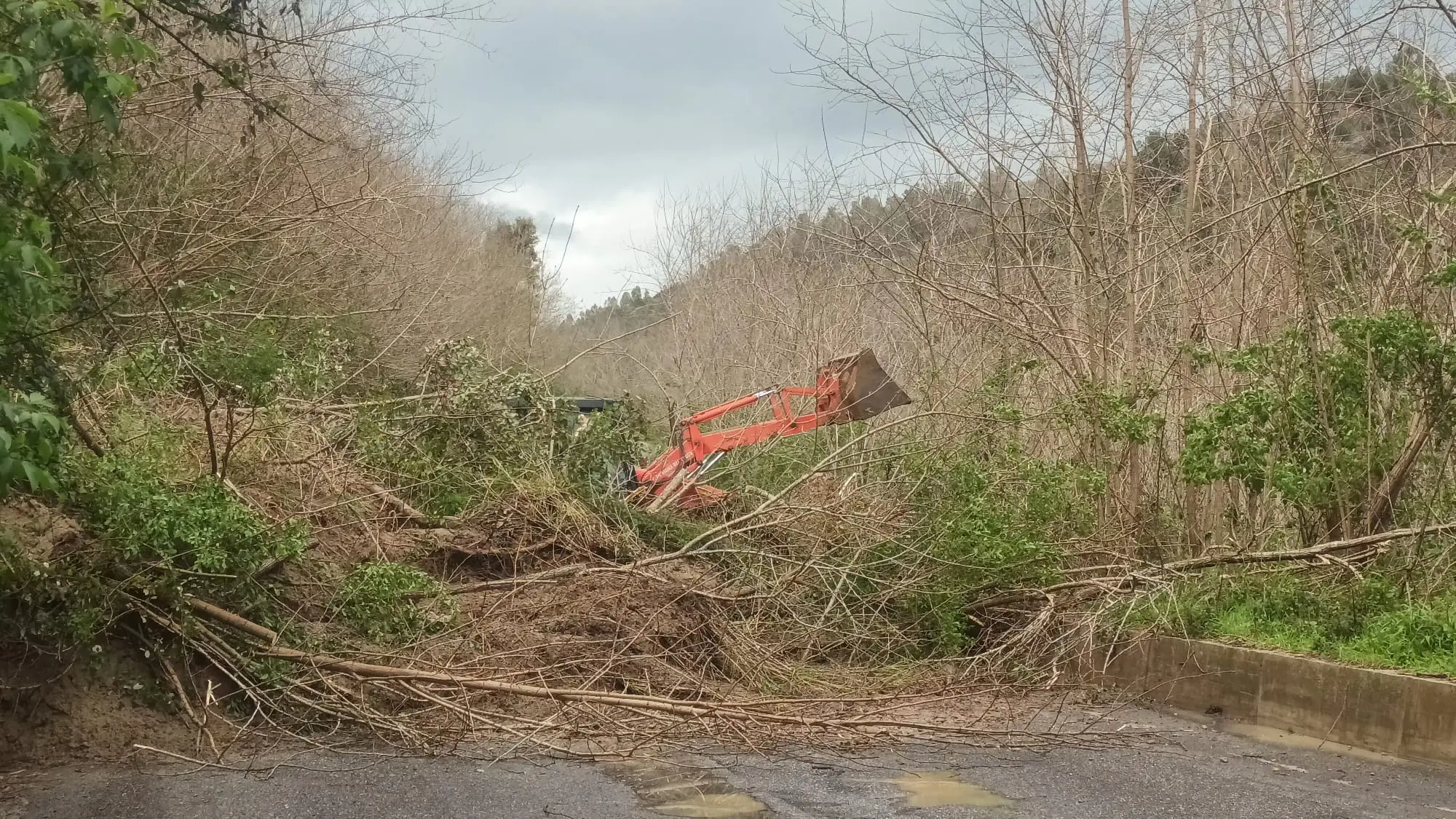 Frana sulla statale delle Serre: traffico interdetto a Soriano. Anas al lavoro per la messa in sicurezza: «Riapertura totale entro 48 ore»\n