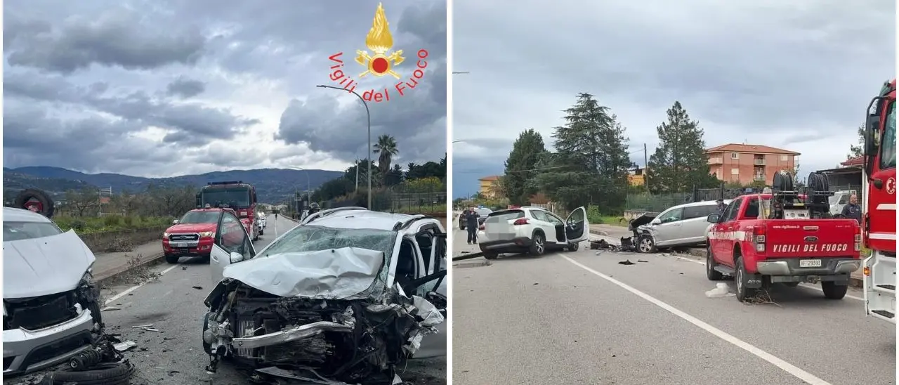 Incidente a Lamezia Terme: quattro feriti, donna in gravi condizioni trasportata in elisoccorso\n