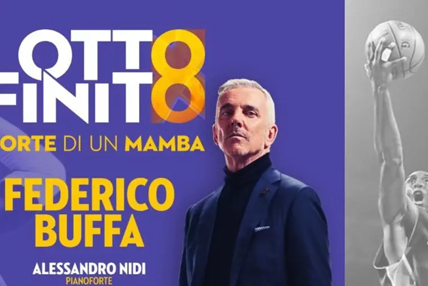 “Otto Infinito – Vita e morte di un Mamba”, Federico Buffa porta in scena\u00A0Kobe Bryant\n