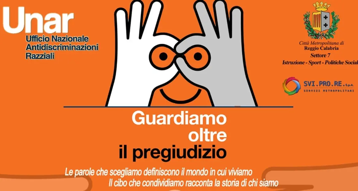 Città Metropolitana di Reggio e Unar insieme per l’evento “Guardiamo oltre il pregiudizio”