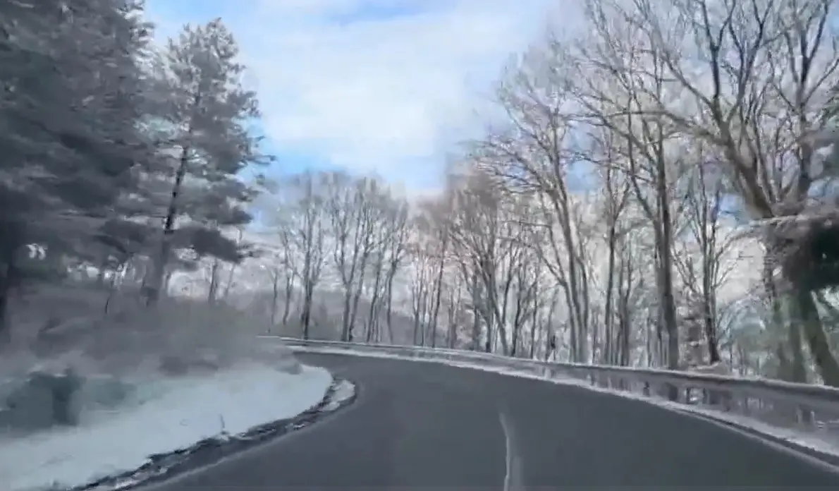 Monte Pecoraro, la magia della neve