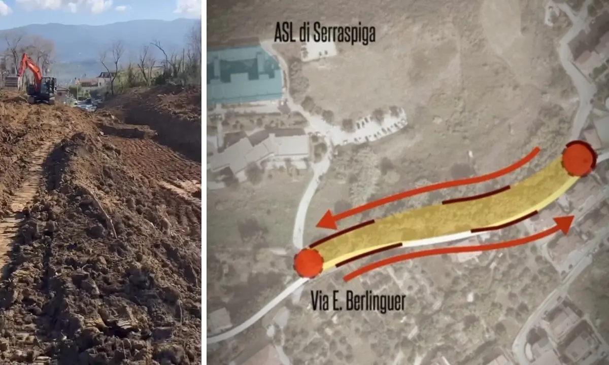 Raddoppio della strada tra Cosenza e Mendicino a Serra Spiga, il cantiere avanza rapidamente\n
